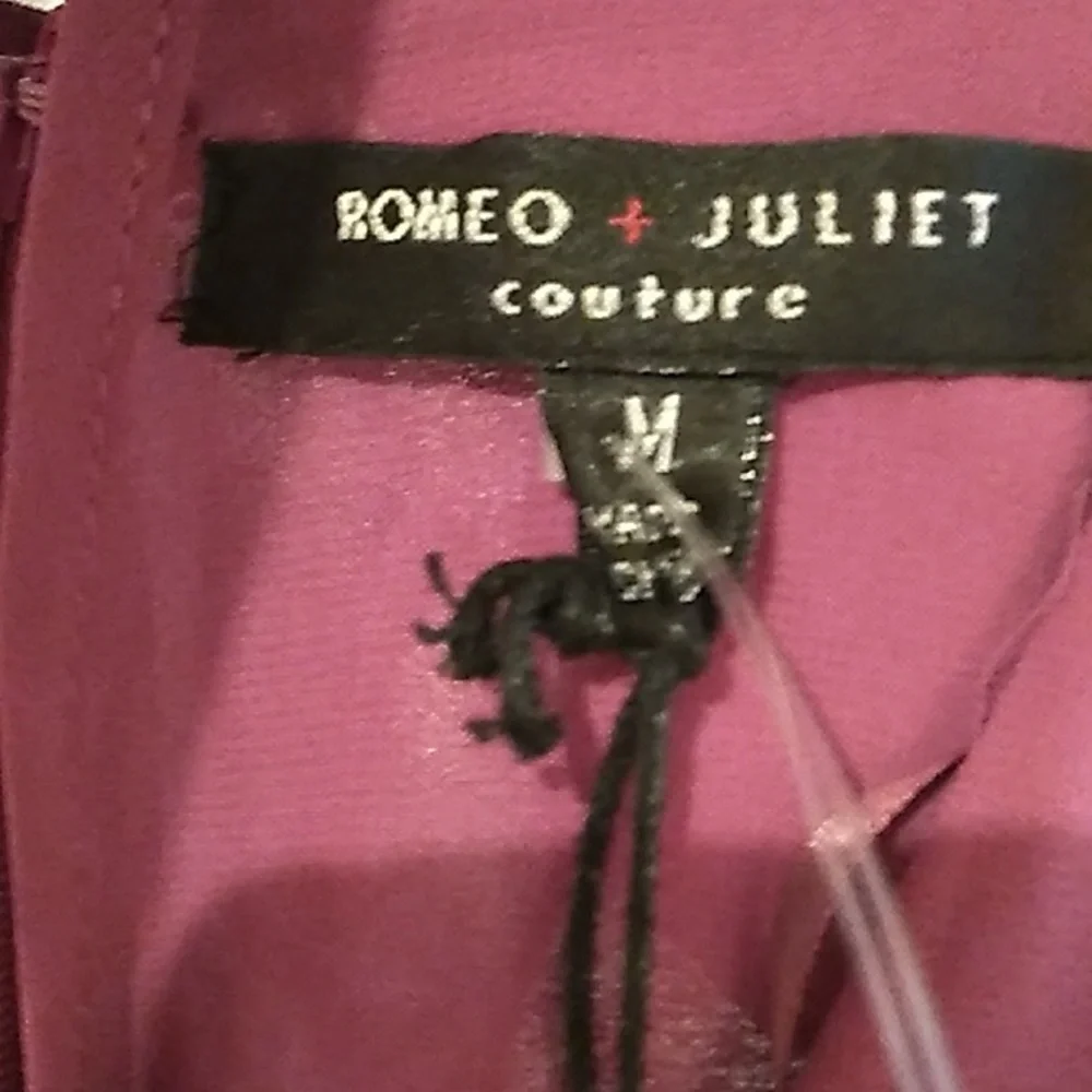(X-56) SALE! NWT Romeo & Juliet Couture Festival Fuchsia Dress Sz.M - Picture 6 of 13